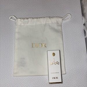Dior White Pouch and Mini